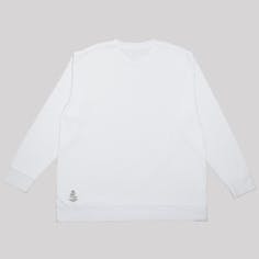 MARSHMALLOW FABRIC LONG SLEEVE Tシャツ　「HEEL」（ホワイト）Mサイズ